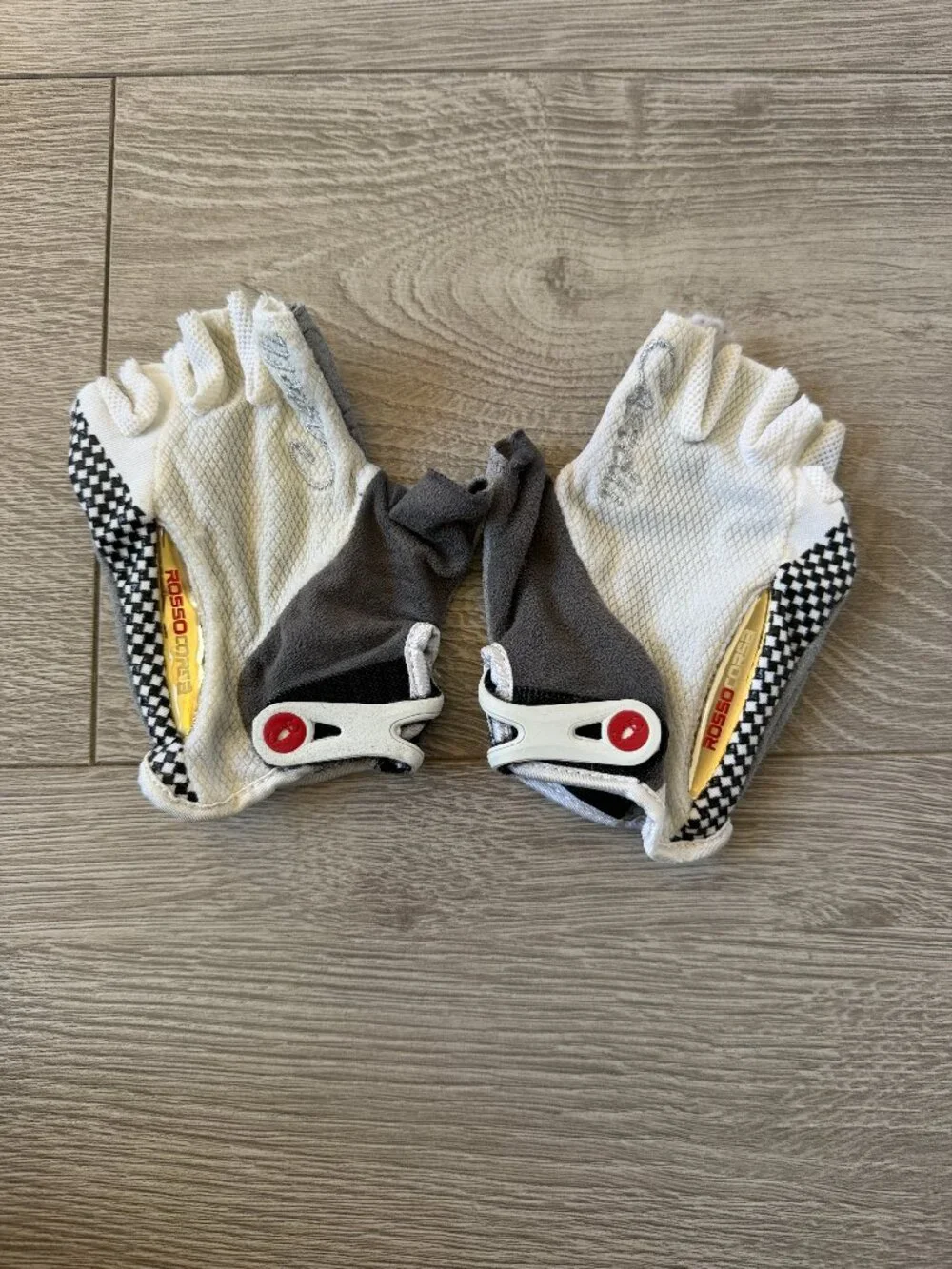 Castelli Rosso Corsa Cycling Gloves XS White/Black